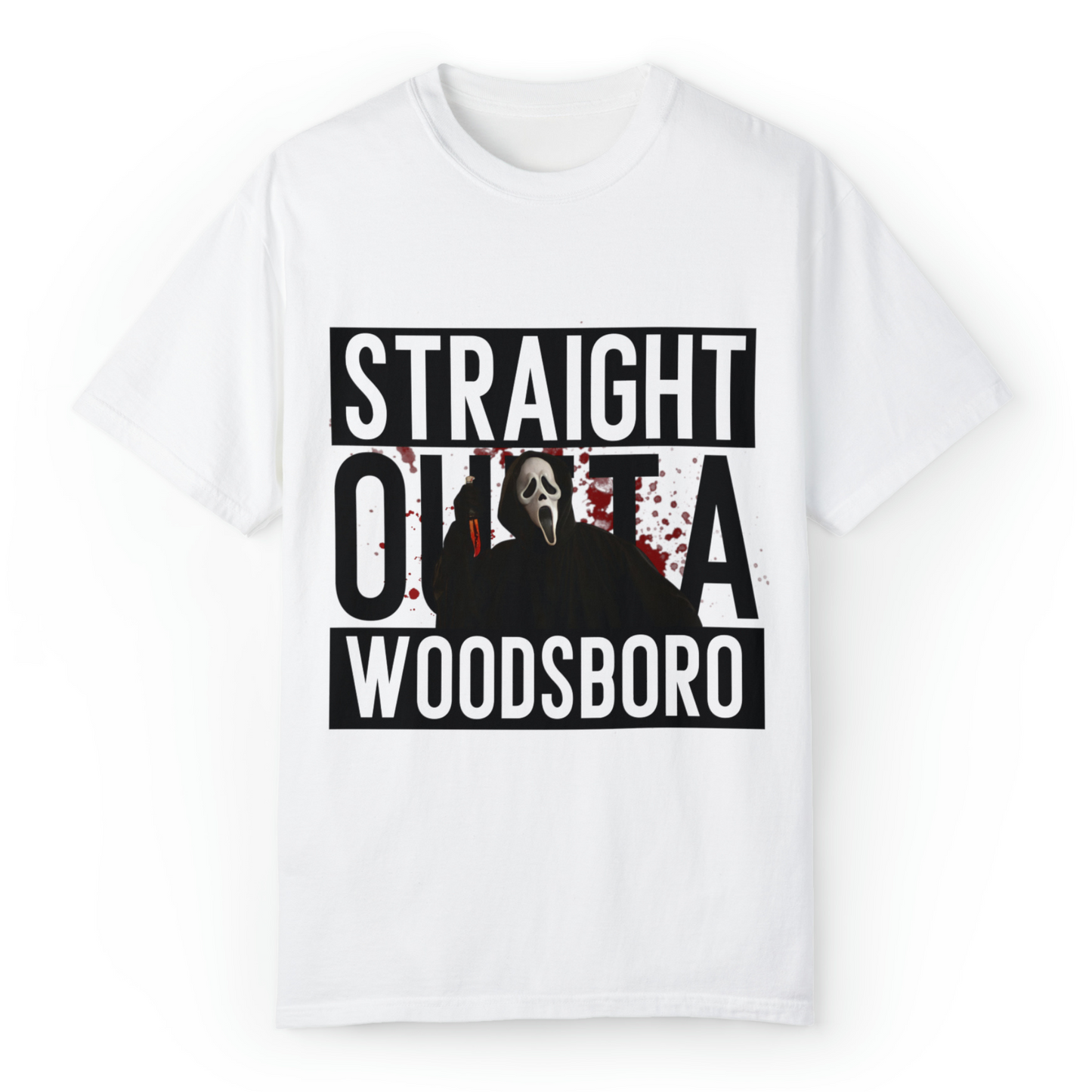 Straight Outta Woodsboro Ghostface Tshirt