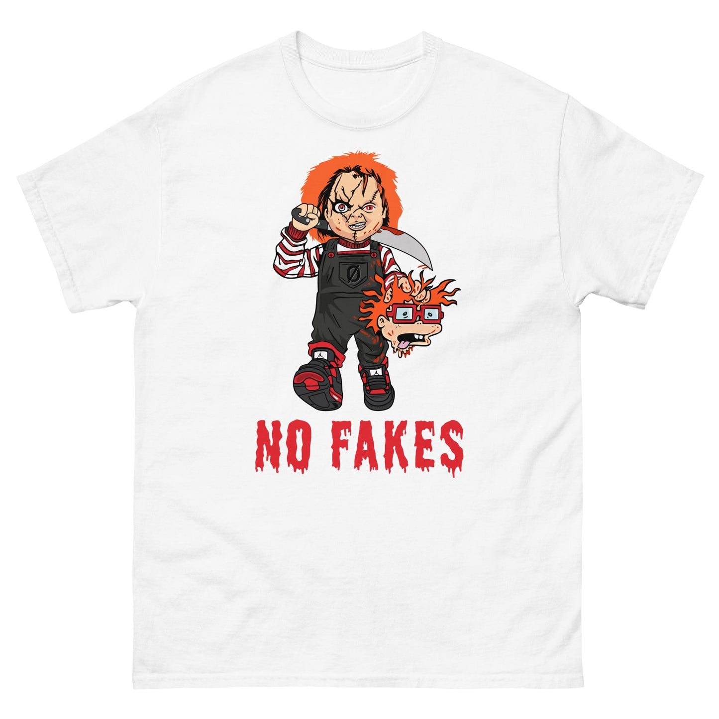 No Fakes Tshirt- Red