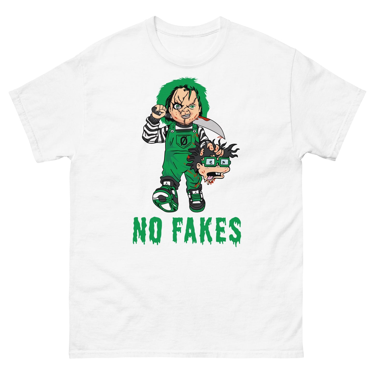 No Fakes Tshirt- Green