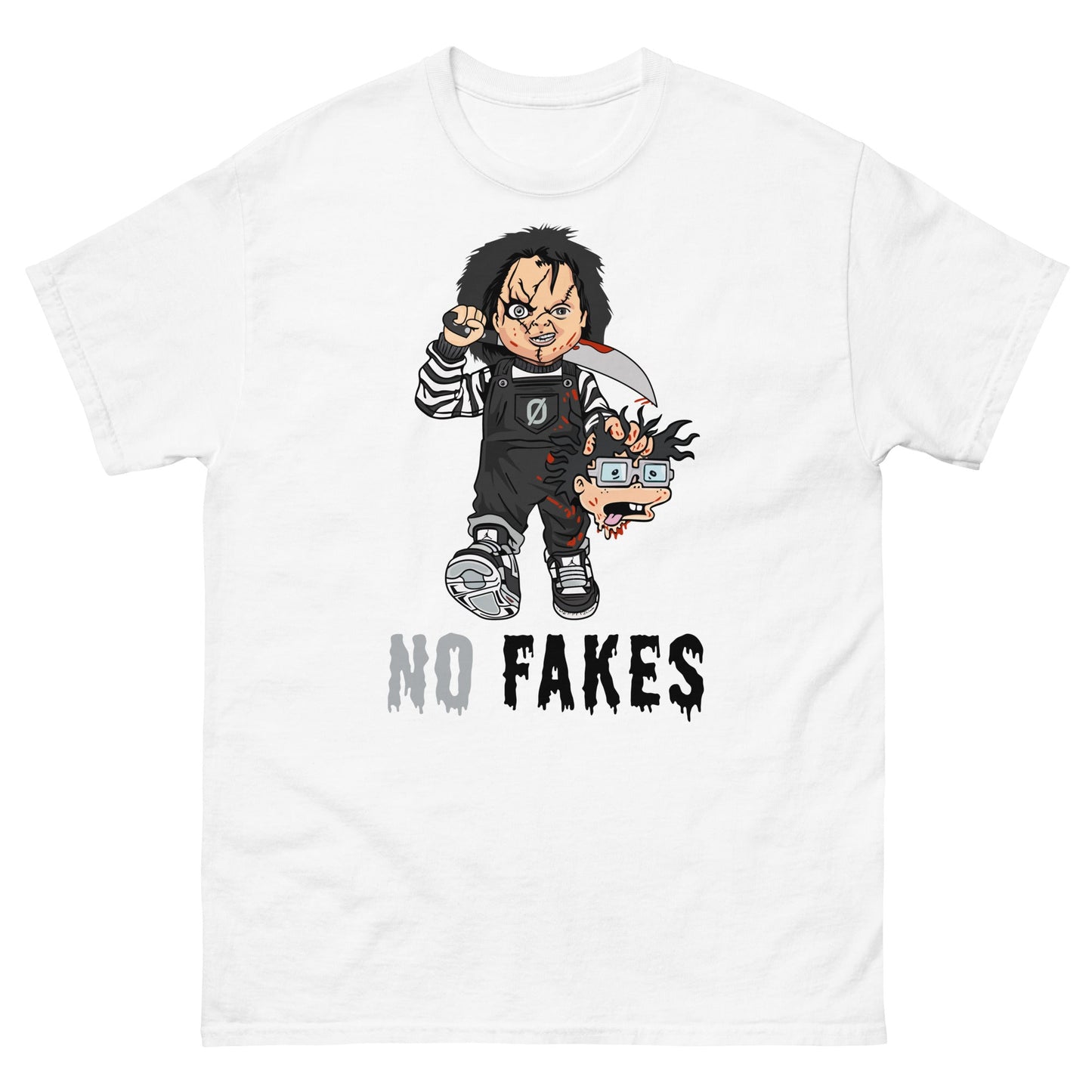 No Fakes Tshirt- Black/Grey