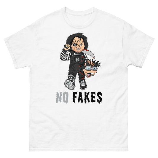 No Fakes Tshirt- Black/Grey